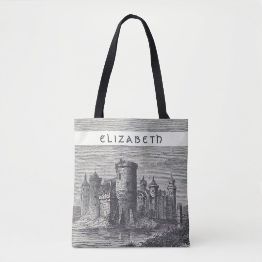 Tote Bag Château de Fairytale | Château de Rouen France (Devant)