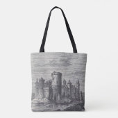 Tote Bag Château de Fairytale | Château de Rouen France (Dos)
