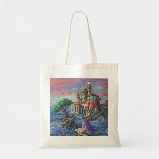 Tote Bag Château de Mermaid (Devant)