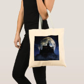 Tote Bag Château d'Imaginaire la nuit (Devant (produit))