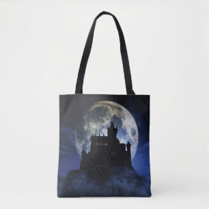 Tote Bag Château d'Imaginaire la nuit