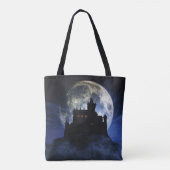 Tote Bag Château d'Imaginaire la nuit (Dos)