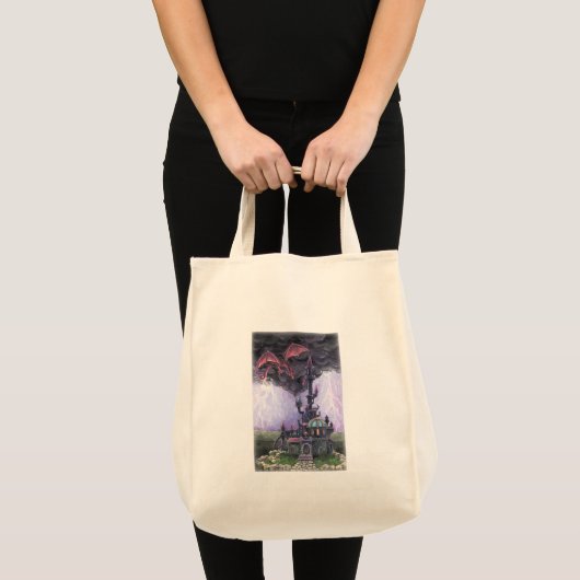 Tote Bag Château du Dragon (Devant (produit))