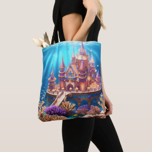 Tote Bag Château du royaume sous-marin