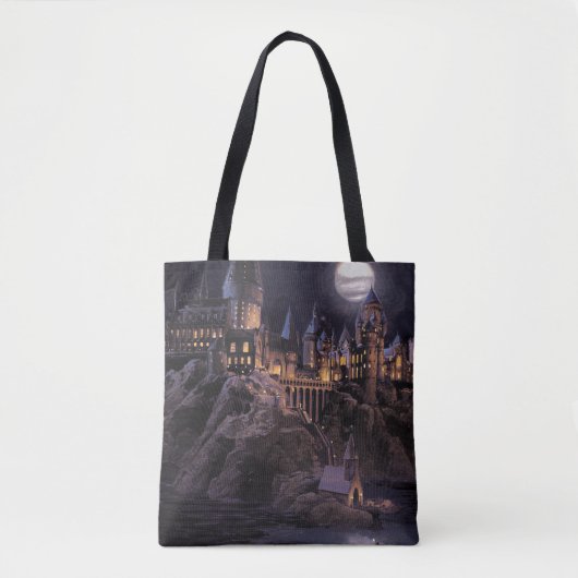 Tote Bag Château Harry Potter | Grand lac à Hogwarts (Devant)