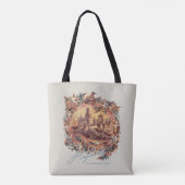 Tote Bag CHÂTEAU HOGWARTS™ Graphique floral (Dos)