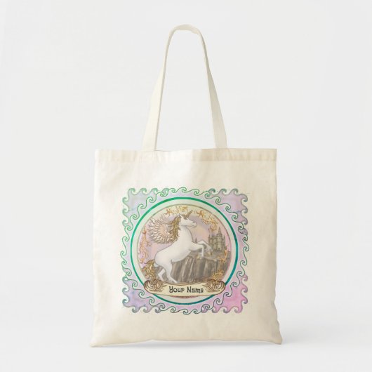Tote Bag Château Licorne Pégase  (Devant)