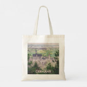 Tote Bag Château Retro Neuschwanstein en Allemagne (Dos)