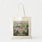 Tote Bag Château Retro Neuschwanstein en Allemagne (Devant)