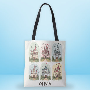 Tote Bag Châteaux de Contes de Fées Fantaisistes