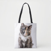 Tote Bag Chaton adorable de calicot (Devant)