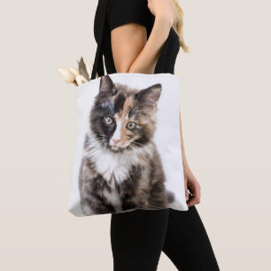 Tote Bag Chaton adorable de calicot