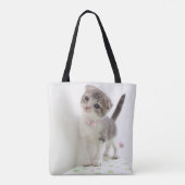 Tote Bag Chaton de pli d'écossais (Dos)