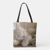 Tote Bag Chaton de sommeil (Dos)