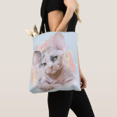 Tote Bag Chaton de Sphynx (De près)