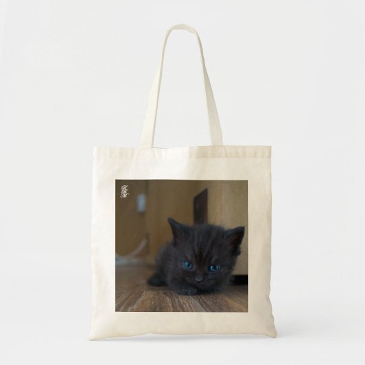 Tote Bag Chaton noir (Devant)