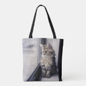 Tote Bag Chaton regardant la fenêtre (Dos)