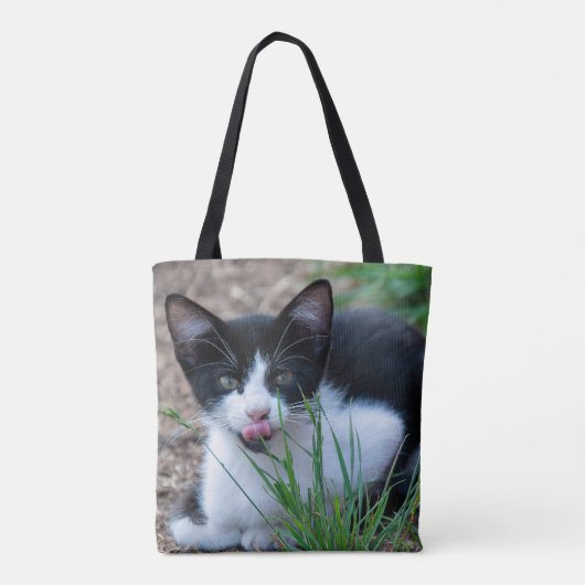 Tote Bag chaton tuxedo (Dos)