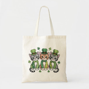 Tote Bag Chatons chanceux de la Saint-Patrick-47474