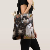 Tote Bag Chatons de smoking (De près)