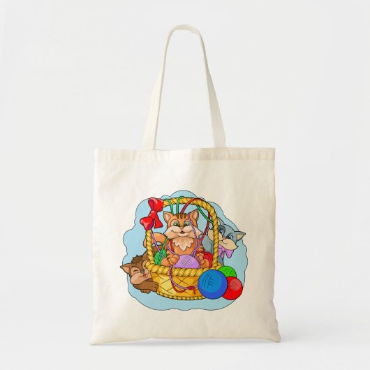 Tote Bag Chatons drôles (Devant)