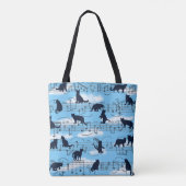 Tote Bag chatons musicaux (Dos)