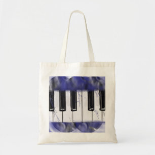 Tote Bag Chatouillez le piano en ivoire