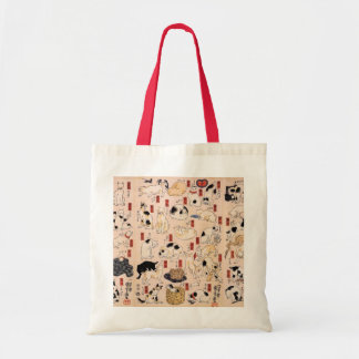 Tote Bag Chats antiques Fourre-tout de conception de