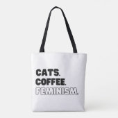 Tote Bag Chats Café Féminisme (Dos)