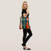 Tote Bag Chats colorés mignons (Sur le modèle)