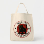 Tote Bag Chats Contre les Fascistes (Devant)