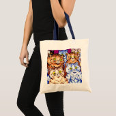 Tote Bag Chats cool par Louis Wain (Devant (produit))