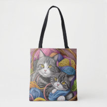 Chats dans un panier