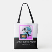 Tote Bag Chats de jazz | Piano | Schweitzer Quote Fourre-to (Dos)
