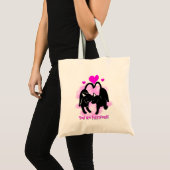 Tote Bag Chats de la Saint-Valentin (Devant (produit))