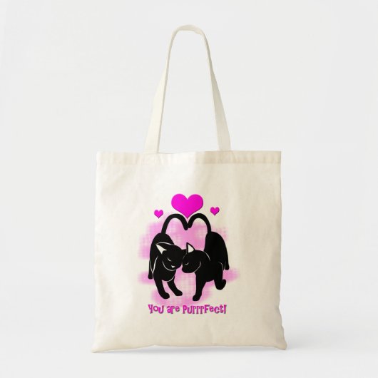 Tote Bag Chats de la Saint-Valentin (Devant)