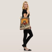 Tote Bag Chats de Noël (Sur le modèle)