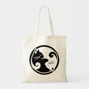 Tote Bag Chats de Yin Yang