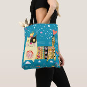Tote Bag Chats, Hippie, Chats Bohème et Esprit Libre (De près)