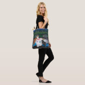 Tote Bag Chats jouant au Mahjong (Sur le modèle)
