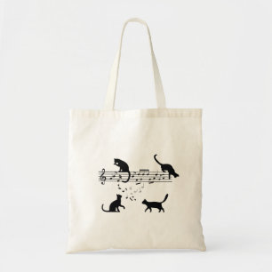 Tote Bag Chats Lecture de notes musicales