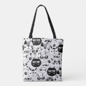 Tote Bag Chats mignons (Dos)