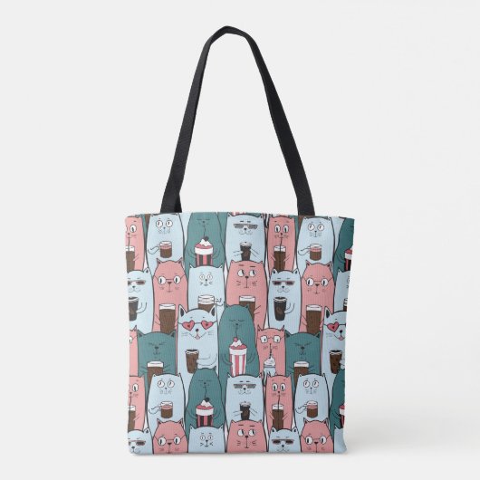 Tote Bag Chats mignons (Dos)