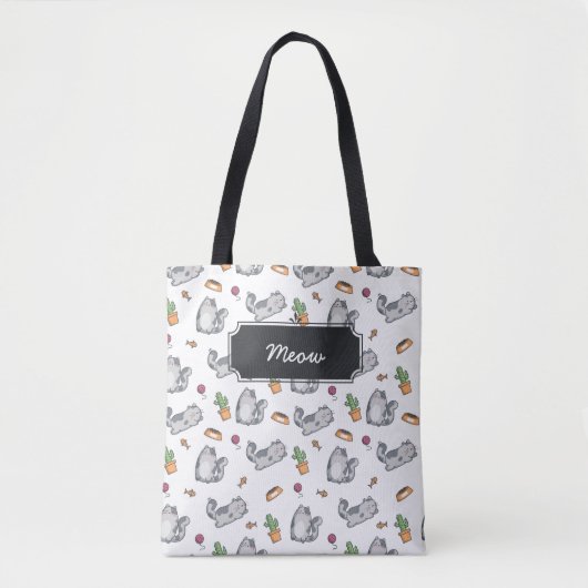 Tote Bag Chats mignons (Devant)