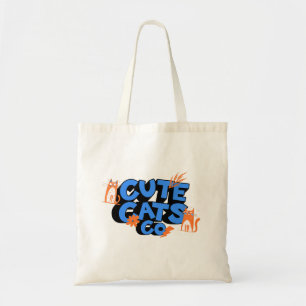 Tote Bag Chats Mignons Art Amusant et Heureux