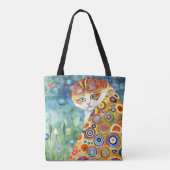 TOTE BAG CHATS MINOUS COLORÉS ABSTRAITS (Dos)