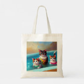 Tote Bag Chats nage (Dos)