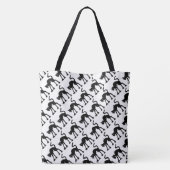 Tote Bag Chats noirs d'Halloween (Dos)