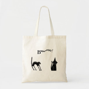 Tote Bag Chats noirs d'Halloween
