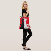 Tote Bag Chats noirs et blancs (Sur le modèle)